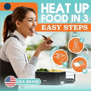 TRAVELISIMO Extra-Large Electric Lunch Box for Work