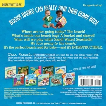 Indestructibles: Beach Baby Book - Chew Proof, Nontoxic & Fun