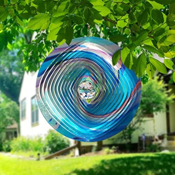 FONMY Mandala Wind Spinner - Stunning Garden Art