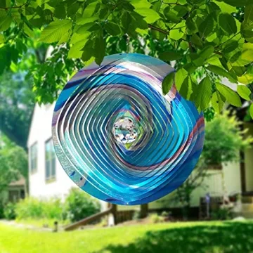 FONMY Mandala Wind Spinner - Stunning Garden Art