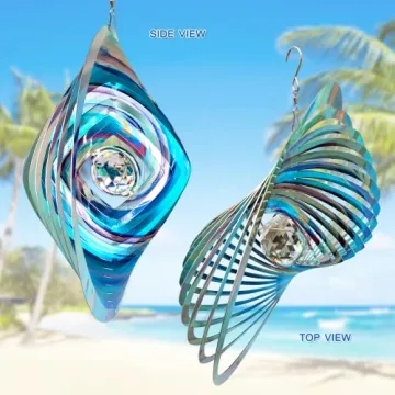 FONMY Mandala Wind Spinner - Stunning Garden Art