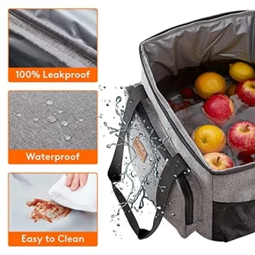 Lifewit Insulated Cooler Bag - Large Leakproof Lunch Tote