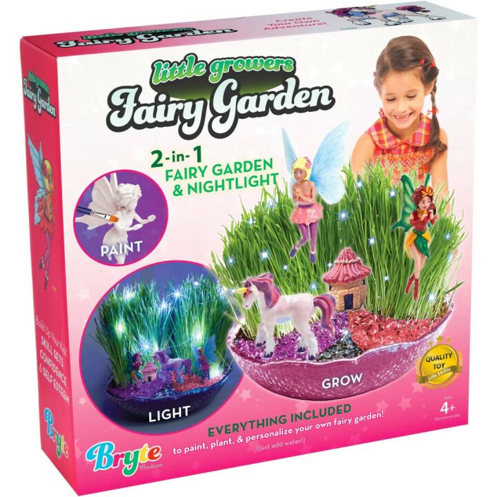 BRYTE Fairy Garden Kit for Creative Kids and Fun