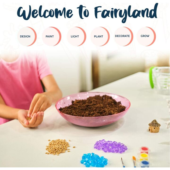BRYTE Fairy Garden Kit for Creative Kids and Fun