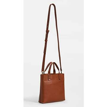 Madewell Women's The Small Transport Crossbody, English Saddle, Tan, Brown, One Size