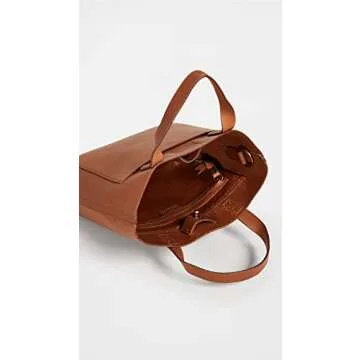 Madewell Women's The Small Transport Crossbody, English Saddle, Tan, Brown, One Size