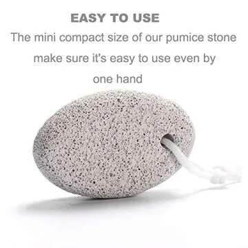 Natural Foot Pumice Stone for Feet, Borogo 5-Pack Lava Pedicure Tools Hard Skin Callus Remover for Feet and Hands - Natural Foot File Exfoliation to Remove Dead Skin, Heels, Elbows, Hands