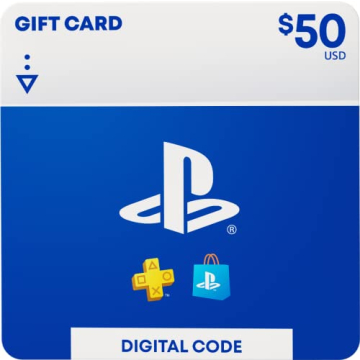 $50 PlayStation Store Gift Card - Instant Digital Delivery for Endless Gaming Fun