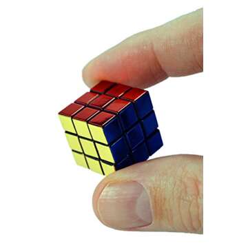 Super Impulse World's Smallest 40th Anniversary Rubik's Cube Metallic, Multi