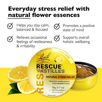 Bach RESCUE PASTILLES - Natural Stress Relief Lozenges