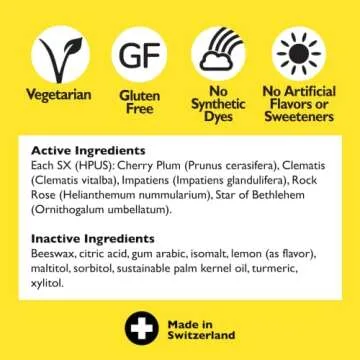 Bach RESCUE PASTILLES - Natural Stress Relief Lozenges