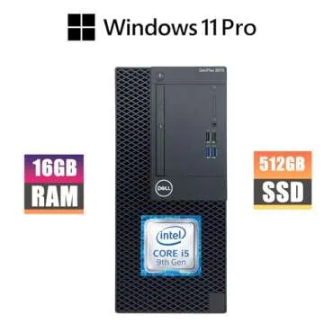 Dell Optiplex 3070 Mini Tower PC with Core i5, 16GB RAM