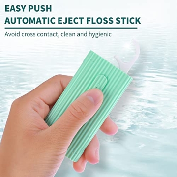 WLLHYF Portable Dental Floss Case with 10 Picks