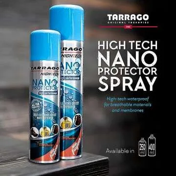 Tarrago Nano Shoe Protector Spray | Waterproof & Stain Repellent 6.5oz