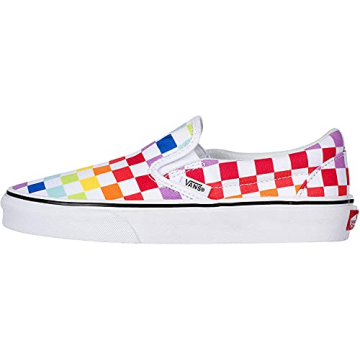 Vans Checkerboard Rainbow Slip-On Shoes for Men