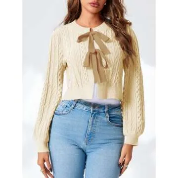 Chic Saodimallsu Womens Knit Cardigan for All Occasions