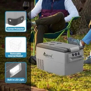 Alpicool CF45 Portable Fridge Freezer for Outdoor Adventures