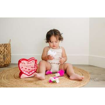 Baby's 1st Valentine's Day Deluxe Toy Set for Babies