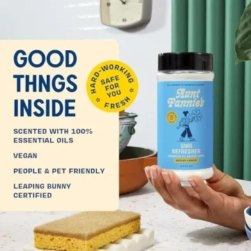 Aunt Fannie's Sink Refresher Lemon Powder for Sinks