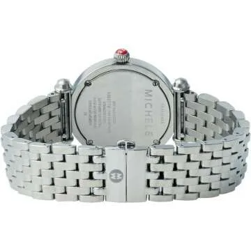 MICHELE Caber Diamond Steel Watch for Women