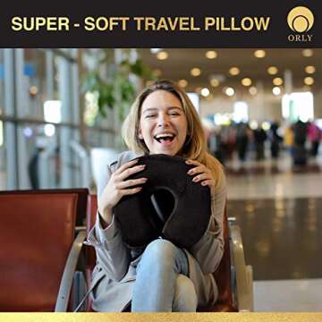 Charles Albert Memory Foam Travel Pillow for Optimal Support