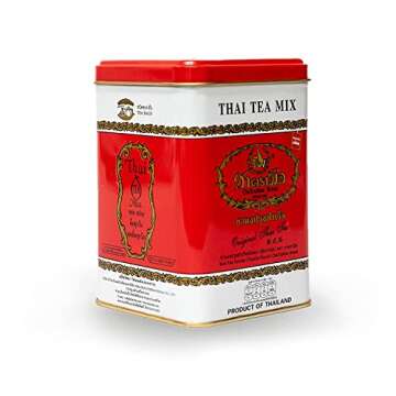 Authentic Thai Tea Mix, 50 Bags - Rich Flavor