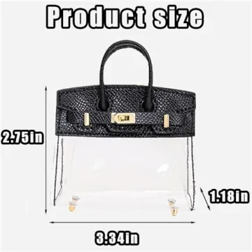 Charming GTZTYZ Mini Handbag Keychain for Stylish Women