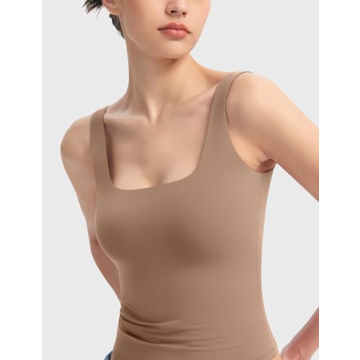 PUMIEY Women's Square Neck Tank Top for All Occasions