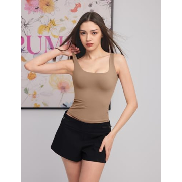 PUMIEY Women's Square Neck Tank Top for All Occasions