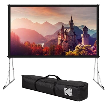 KODAK 150” Dual Projector Screen - Enhance Your Viewing Experience Today!