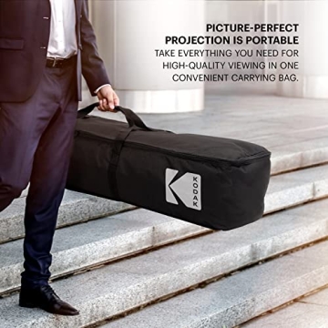 Kodak 150” Dual Projector Screen for Indoor & Outdoor Movies