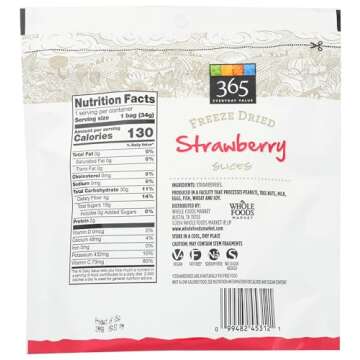 365 by Whole Foods Market, Freeze Dried Strawberry Slices, 1.2 Ounce
