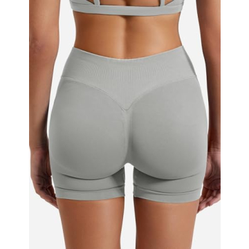 YEOREO Women Workout Shorts - Hidden Scrunch & Lift