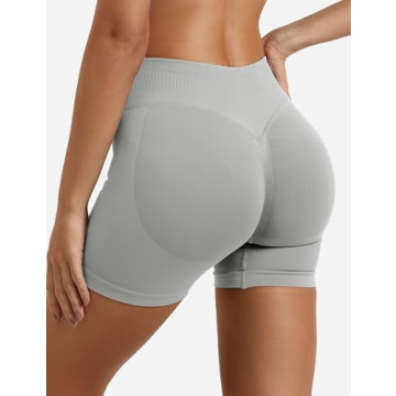 YEOREO Women Workout Shorts - Hidden Scrunch & Lift