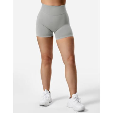 YEOREO Women Workout Shorts - Hidden Scrunch & Lift