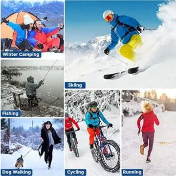 Balaclava Windproof Winter Face Mask Warm Fleece Ski Mask for Men and Women Cold Weather Motorcycle Bike Cycling Neck Warmer Black