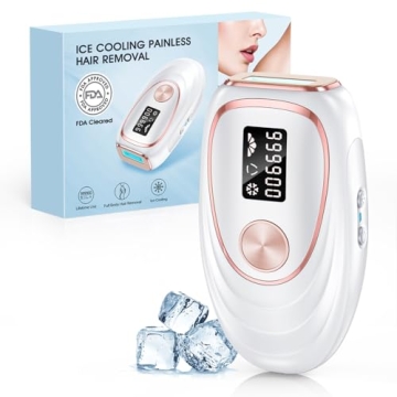 Laser Hair Removal with Cooling, at-Home IPL Hair Removal for Women Men, Upgraded to 999,900 Flashes...