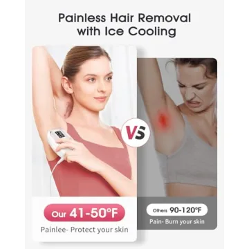 Home IPL Hair Removal Device with Cooling for Effortless Skin
