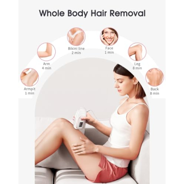 Home IPL Hair Removal Device with Cooling for Effortless Skin