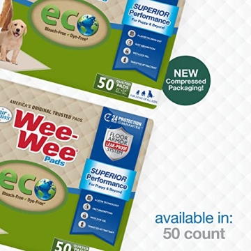 Eco-Friendly Wee-Wee Pads for Pet Training and Housebreaking