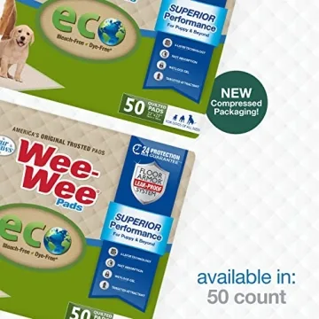 Eco-Friendly Wee-Wee Pads for Pet Training and Housebreaking