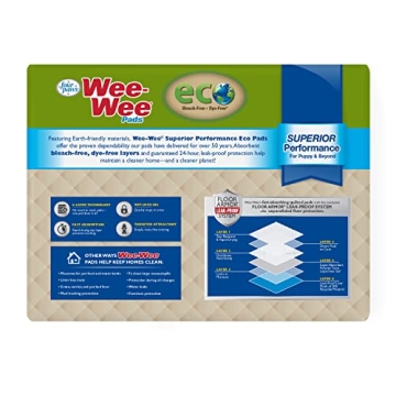 Eco-Friendly Wee-Wee Pads for Pet Training and Housebreaking