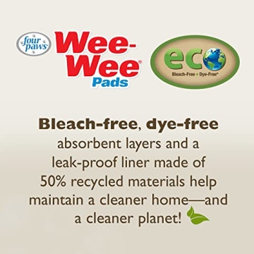 Eco-Friendly Wee-Wee Pads for Pet Training and Housebreaking