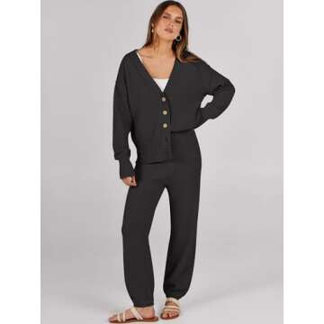 Shop Caracilia 2 Piece Lounge Set for Ultimate Comfort