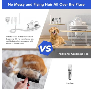 Neakasa P1 Pro Pet Grooming Vacuum with 5 Tools 99% Hair Suction