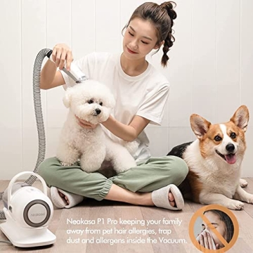 Neakasa P1 Pro Pet Grooming Vacuum with 5 Tools 99% Hair Suction
