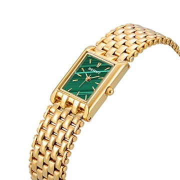 Luxury BERNY Gold Watch for Women with Adjustable Band