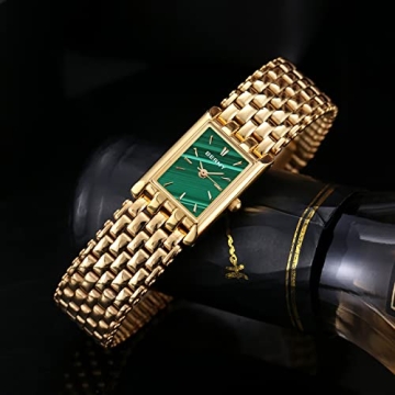 Luxury BERNY Gold Watch for Women with Adjustable Band