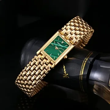 Luxury BERNY Gold Watch for Women with Adjustable Band