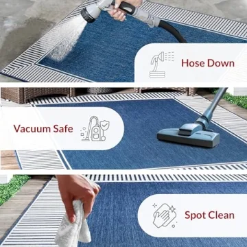 nuLOOM 7x9 Outdoor Area Rug, Durable & Stylish Design